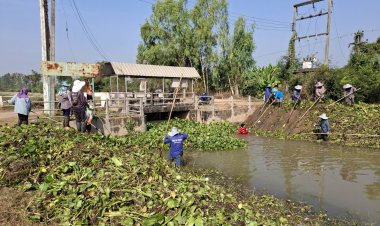 ชลประทานเร่งสูบน้ำ-เคลียร์ผักตบ เพิ่มประสิทธิภาพการส่งน้ำหน้าแล้ง