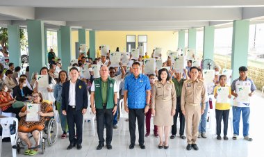 ผู้ว่าฯชลบุรี มอบหนังสืออนุญาตให้ใช้ประโยชน์ในที่ดินของรัฐเป็นการชั่วคราวแก้ความยากจน