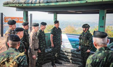 ผบ.ทบ.ลงพื้นที่ติดตามแผน “แม่สอดโมเดล”ลุยปราบแก๊งคอลเซ็นเตอร์-อาชญากรรมข้ามชาติ