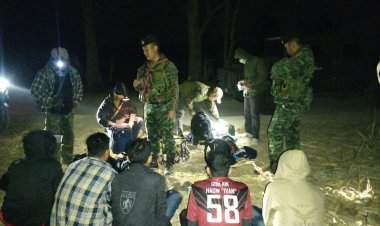 ทะลักไม่หยุด  ทหาร ฉก.ราชมนู จับอีก 5 แรงงานต่างด้าว ลักลอบเข้าเมือง