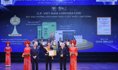 ซีพี เวียดนาม นำผลิตภัณฑ์ ชาคอมบูชา และโปรไบโอติก คว้า "เหรียญทองผลิตภัณฑ์อาหารเพื่อสุขภาพ" เพิ่มความเชื่อมั่นผู้บริโภค
