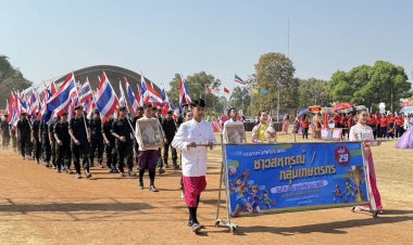 ศรีสะเกษ เปิดการแข่งขันกีฬาประเพณีสหกรณ์กลุ่มเกษตรครั้งที่29 ไร้เงาสื่อมวลชน