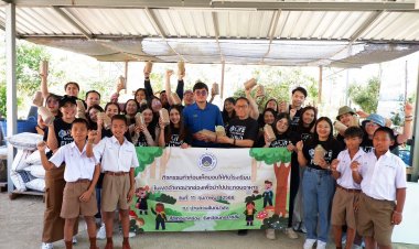 กองทุนประกันชีวิตจัดกิจกรรม CSR ทำก้อนเห็ดมอบให้กับโรงเรียนในเขตอำเภอปากช่อง