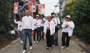 “ชัยรัชต์พงษ์”ฟอร์มทีมแกร่งลงสู้ศึกเลือกตั้งนายกฯเมืองบางแก้ว
