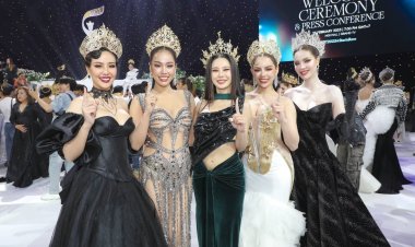 ชมแฟชั่น  77 นางงาม เดินแฟชั่น MET CALA ต้อนรับมิสแกรนด์ ไทยแลนด์