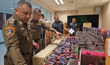 ทลายโกดังบุหรี่ไฟฟ้าลอตใหญ่ยึดของกลางกว่า 2,000 ชิ้น