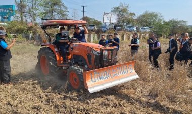 ปลุกคนตากใช้จุลินทรีย์ย่อยสลายตอซังข้าว แทนการเผา ลดหมอกควัน PM 2.5