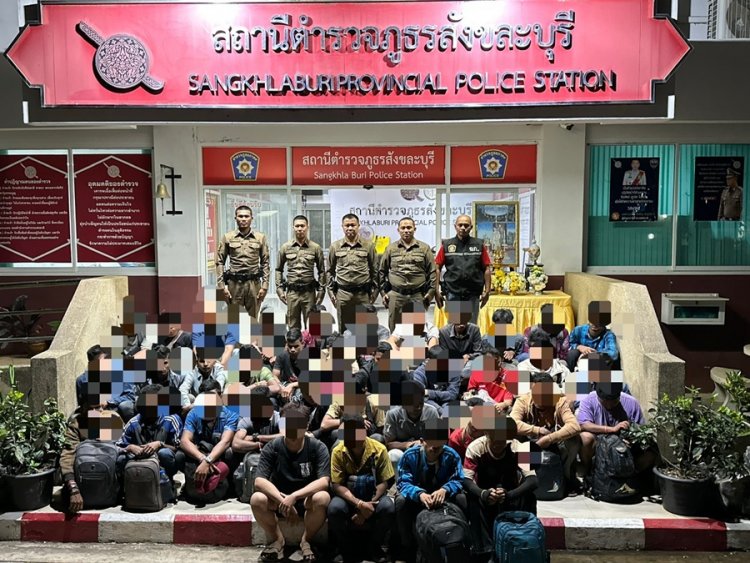 ชายแดนเมืองกาญจน์อ่วมแรงงานเถื่อนทะลักไม่เว้นแต่ละวัน