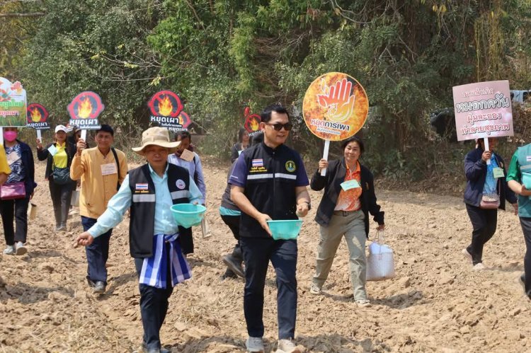 เกษตรกร 16 อำเภอศรีสะเกษร่วมสร้างต้นแบบปลอดการเผาพื้นที่การเกษตร