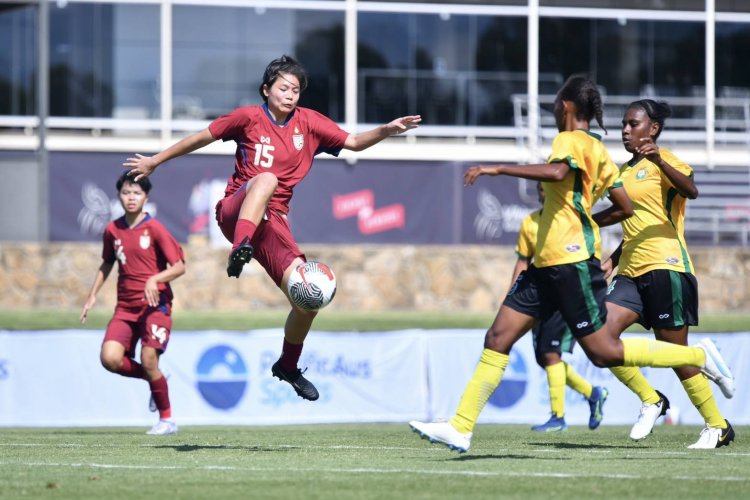 บอลหญิงไทย U20 เอาชนะ วานูอาตู 8-0 เก็บชัยสองนัดรวด Four Nations 2025