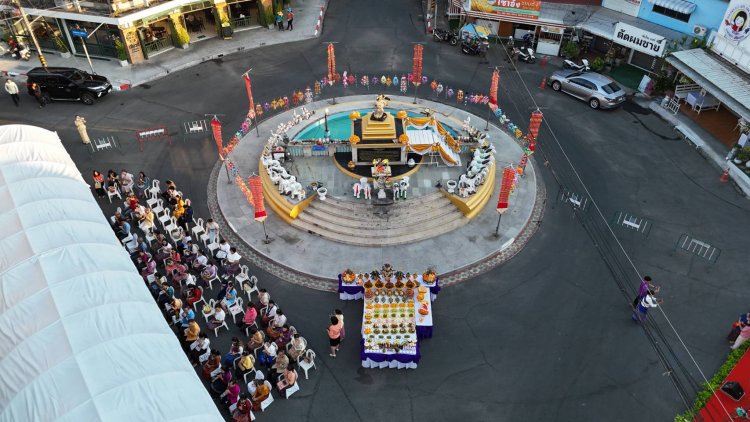 เทศบาลเมืองศรีสะเกษ ประกอบพิธีบวงสรวงพระนางศรีสระเกศ ประจำปี 2568