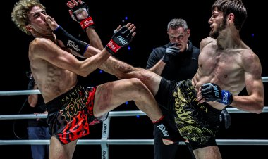 เดือดเต็มขั้น! “ชาติพยัคฆ์” บู๊สนุกสยบ “ก้องชัย” ศึก ONE ลุมพินี 98