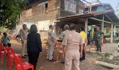 พายุฤดูร้อนถล่มเมืองนครพนมซ้ำอีกระลอก บ้านพังอีกกว่า 50 หลังคา