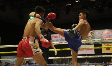 "นำขบวน" เตะก้านคอ "จ่ากล้า" ก่อนชนะแต้ม ผ่านเข้ารอบ มวยปูนเสือ