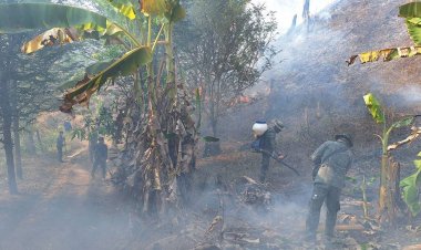 แม่ฮ่องสอนอ่วม ไฟป่าลามหนัก จนท.รับคุมยาก เหตุเป็นผาสูงชัน