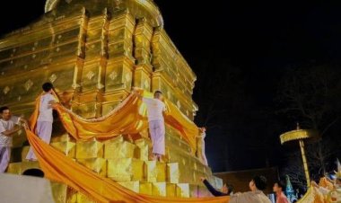 ยิ่งใหญ่“สืบฮีต โตยฮอย น้อมปูจาพระธาตุเจ้าจอมทอง”เมืองเชียงราย