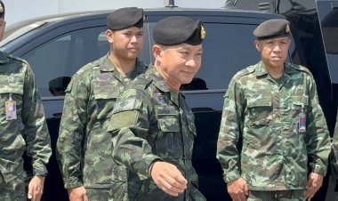 "บิ๊กอ๊อป" ผบ.สส.ลงพื้นที่ชายแดนแม่สอดสั่งย้ำสกัดคนเข้าเมืองผิดกฎหมายทุกมิติ