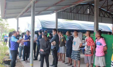 เลขารมต.มหาดไทยเยี่ยมศูนย์ฟื้นฟูสภาพทางสังคมจังหวัดศรีสะเกษ