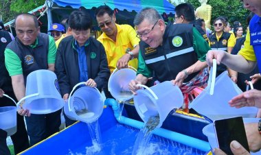 ปล่อยพันธุ์กุ้งก้ามกราม ฟื้นฟูระบบนิเวศ“แม่น้ำบางปะกง”