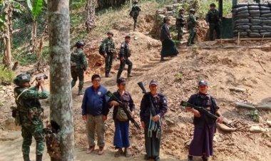 “ผู้การติ๊บ”นำทหารราชมนูลงพื้นที่ตรวจเยี่ยมหมู่บ้านชายแดน อ.อุ้มผาง ป้องรุกล้ำอธิปไตย