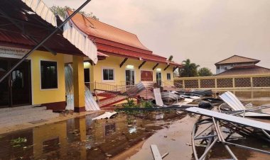 ‘เชียงราย’อ่วม! ‘พายุฤดูร้อน’ถล่มหลายอำเภอ วัด โรงเรียน โรงพยาบาล เสียหายยับ