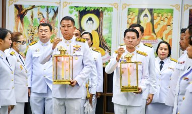 ชลบุรีอัญเชิญไฟพระฤกษ์การแข่งขันกีฬาเยาวชนแห่งชาติ ครั้งที่ 40 "ฉลามเยาวชนเกมส์"