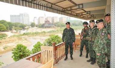 รองเสนาธิการทหาร ลงพื้นที่ชายแดนไทย-เมียนมา เสริมสร้างความมั่นใจ ป้องกันภัยความมั่นคง