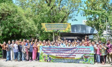 อบต.ท้ายตลาด ยกทัพจากลพบุรี ลงพื้นที่ศึกษาดูงานหมู่บ้านรางวัลด้านเศรษฐกิจพอเพียงระดับประเทศ ณ เมืองกาญจน์ฯ