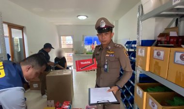 ทลายแหล่งกักเก็บอุปกรณ์เครื่องมือช่างปลอมยี่ห้อดัง ไม่ได้มาตรฐาน