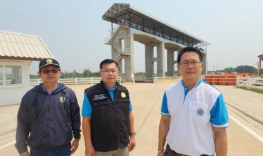 ชลประทานพิจิตรเข้าตรวจนับอุปกรณ์ประตูระบายน้ำท่าแหแม่น้ำยมเตรียมพร้อมรับโอนเพื่อบริหารจัดการ