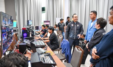 ผู้ว่าฯชลบุรีเปิดศูนย์สื่อมวลชนการแข่งขันกีฬาเยาวชนแห่งชาติครั้งที่ 40