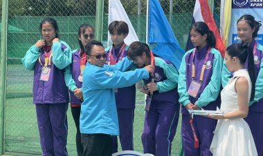 ทีมซอฟท์เทนนิสเยาวชนชาย-หญิงสมุทรสงคราม คว้าทอง "ฉลามเยาวชนเกมส์"