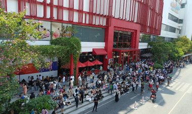 หนีกันจ้าละหวั่น แผ่นดินไหวเมืองกรุง  สั่นสะเทือนกันทั้งเมือง