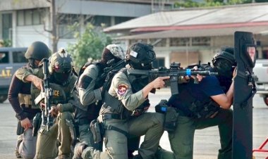 ตำรวจชัยภูมิ ฝึกยุทธวิธี เตรียมความพร้อม รับมือเหตุอาชญากรรมดูแลปชช.16อำเภอ