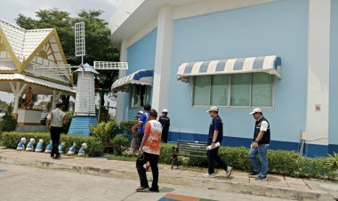 นายกเทศบาลตำบลแพรกษาประสานโยธาธิการและผังเมืองลงพื้นที่ตรวจสอบอาคาร-สถานที่สร้างความมั่นใจให้กับประชาชน