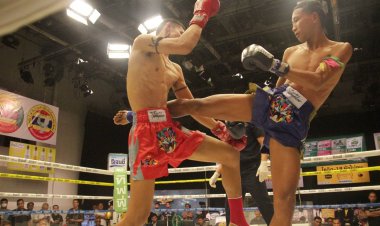 "เพชรรุ่งโรจน์" ควงแขน "รุ่งทะยานฟ้า" ทะลุ8คน ศึกมวยปูนเสือ