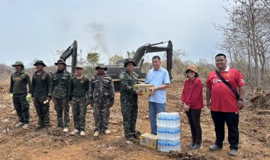 ผู้ว่าฯชลบุรี ขอบคุณ กองทัพบก.สร้างลานจอด ฮ. บนเกาะสีชัง