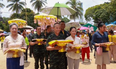 ชาวตันหยงมัส พร้อมใจทอดผ้าป่าสามัคคีถวายวัดชลธาราวาสสมทบทุนบูรณะ ซ่อมแซมอุโบสถ