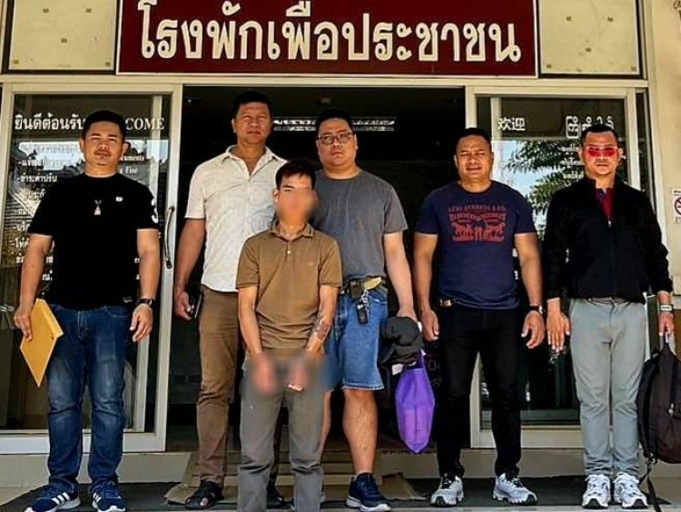 ตำรวจรวบหนุ่มเมียนมาฆ่าเพื่อนร่วมชาติจัดฉากให้รถไฟทับ