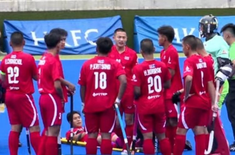 ฮอกกี้ทีมชาติไทยฟอร์มเจ๋งถล่มอินโดชุดซีเกมส์เละ4-0