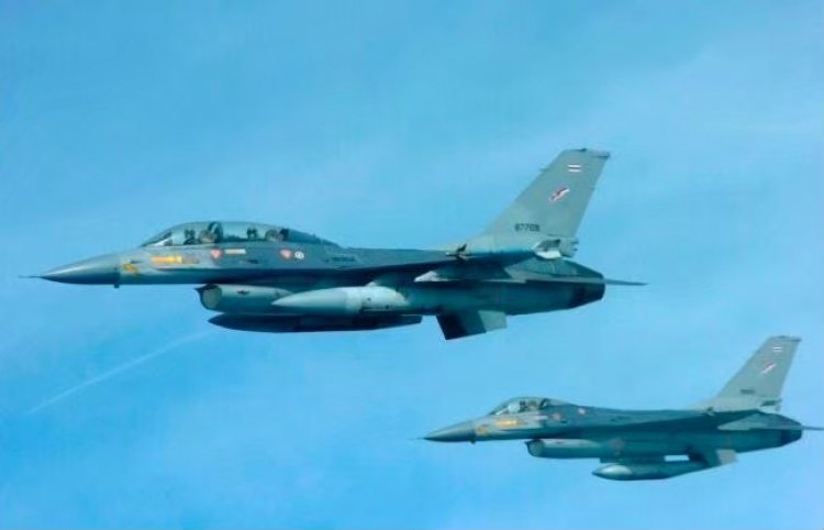 ทอ.ส่งเครื่องบินนรบ F16 ขึ้นบินลาดตระเวนรบชายแดนตากป้องกันการรุกล้ำอธิปไตย