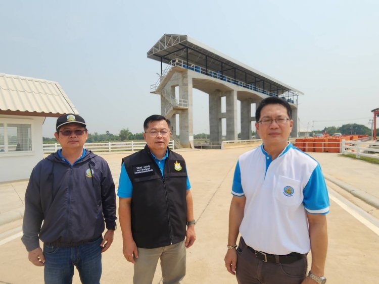 ชลประทานพิจิตรเข้าตรวจนับอุปกรณ์ประตูระบายน้ำท่าแหแม่น้ำยมเตรียมพร้อมรับโอนเพื่อบริหารจัดการ