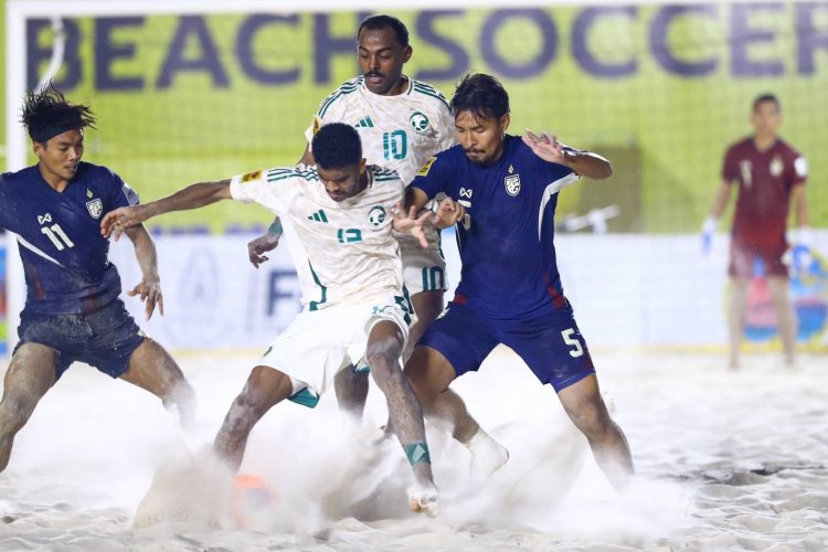 ทีมชาติไทย พ่าย ซาอุดิอาระเบีย 3-4 ตกรอบ 8 ทีมสุดท้ายฟุตบอลชายหาดชิงแชมป์เอเชีย2025