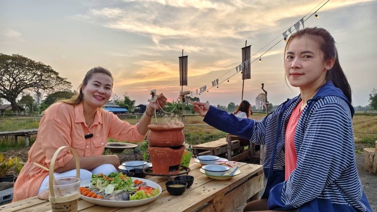 อร่อยสุดชิลล์ เมนูรสเด็ด "ปลาจุ่ม"@ ร้านหลงทุ่งพุ่งกาง ครบุรีโคราช