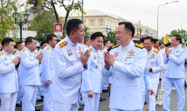 ผู้ว่าฯชลบุรีร่วมพิธี ครบรอบ 133 ปีวันสถาปนากระทรวงมหาดไทย