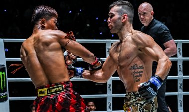 จบสะใจ "กุหลาบดำ" ซ้ายพิฆาตน็อค "เฟอร์ซาน" ศึก ONE ลุมพินี 103