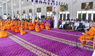ชลบุรีบรรพชาสามเณรภาคฤดูร้อน เฉลิมพระเกียรติ กรมสมเด็จพระเทพรัตนราชสุดาฯ