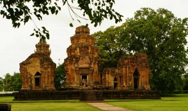 ปราสาทศีขรภูมิ มี"ทับหลัง"และแกะสลัก"นางอัปสรา" สวยที่สุดในเมืองไทย