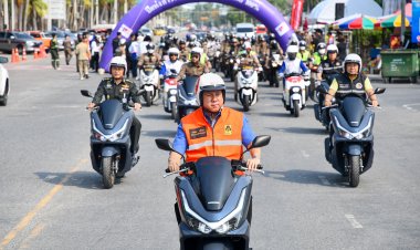 ผู้ว่าฯชลบุรีเปิดปฏิบัติการเข้ม"หมวก เมา เร็ว"ลดอุบัติเหตุและกวาดล้างอาชญากรรมรับเทศกาลสงกรานต์