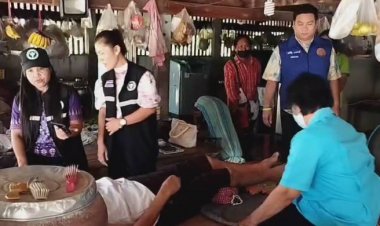 พม.อุทัยธานีพร้อมฝ่ายปกครองอำเภอทัพทันลงพื้นทีตรวจเยี่ยมแม่ถูกลูกทำร้ายร่างกาย